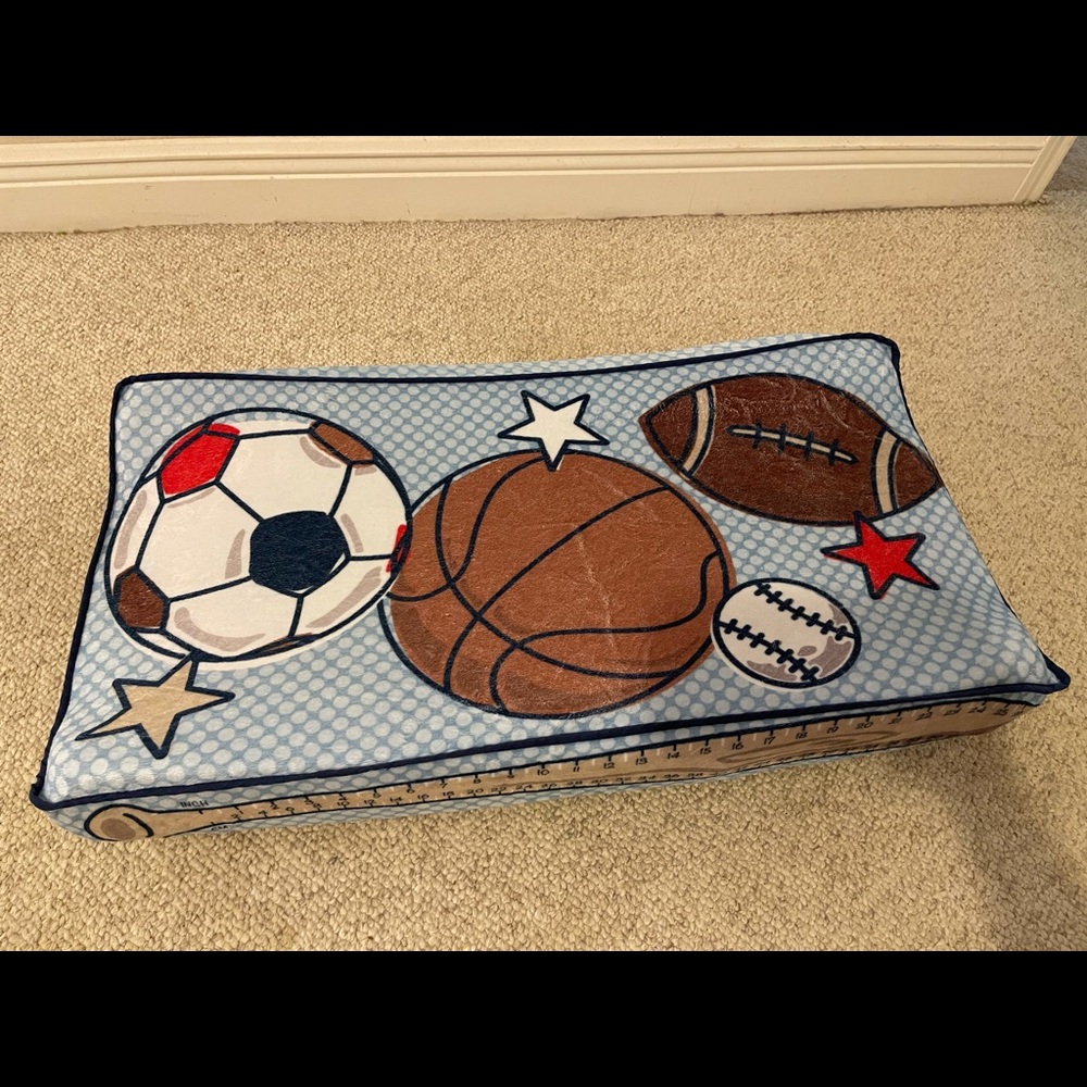 Changing pad cover Sport theme